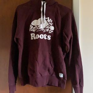 Burgundy Roots hoodie